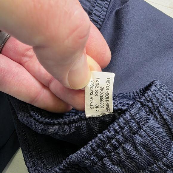 Under Armour Boys Sweatpants Straight Leg Loose Fit YXL Youth Navy Blue 30x28 - Picture 4 of 7